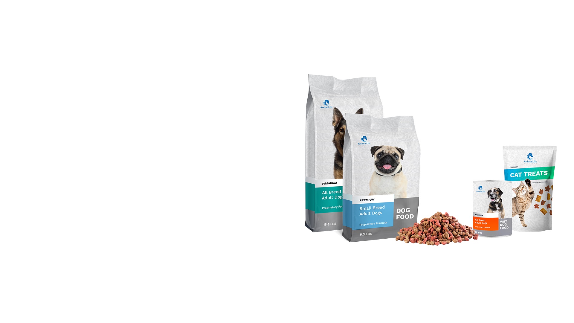 Animal Life Sciences pet food packaging